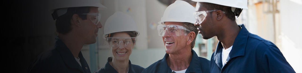 group of people talking